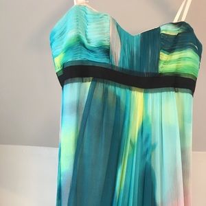 BCBG watercolor HOMECOMING DRESS